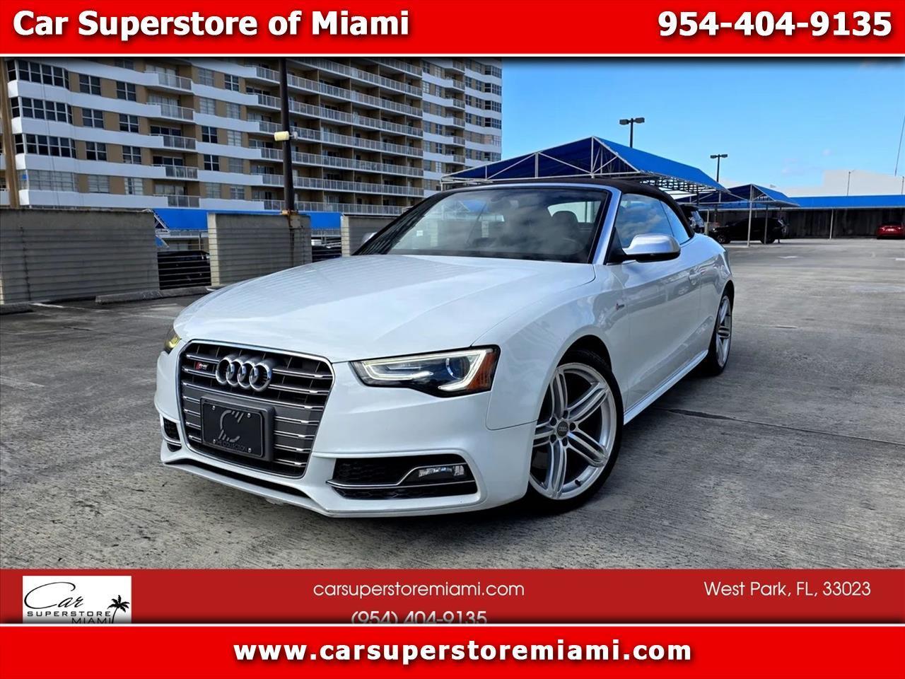  2013 Audi S5 3.0T quattro Premium Plus Cabriolet AWD   