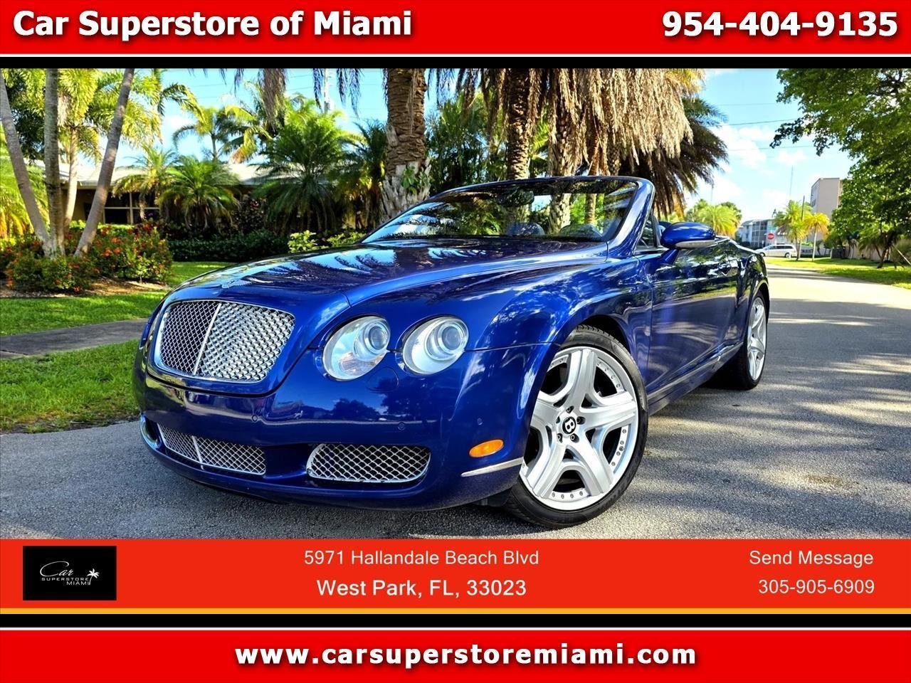 2008 Bentley Continental GTC GTC Convertible 2D