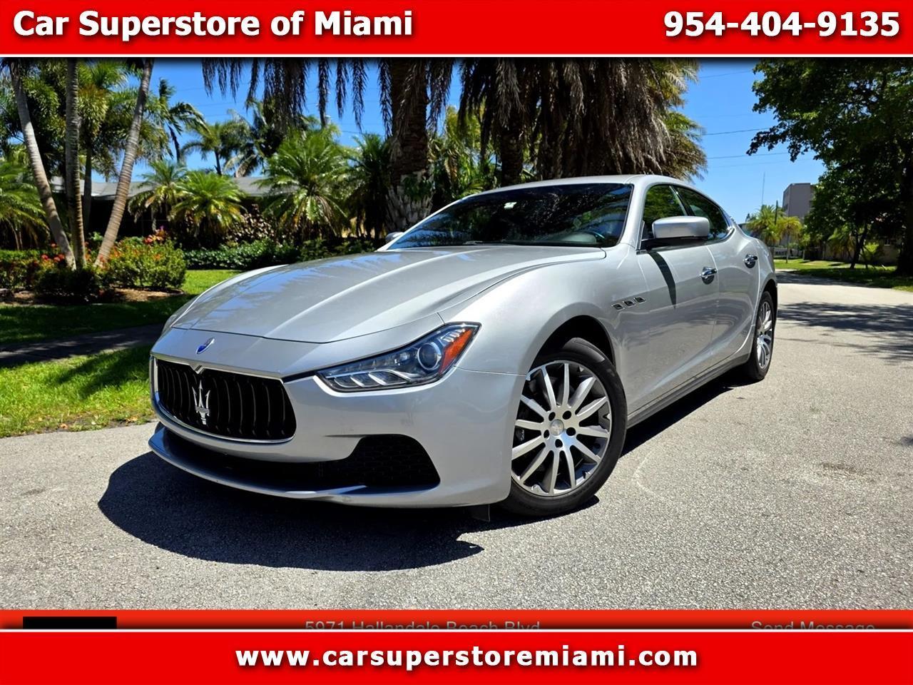 2014 Maserati Ghibli S Q4 Sedan 4D