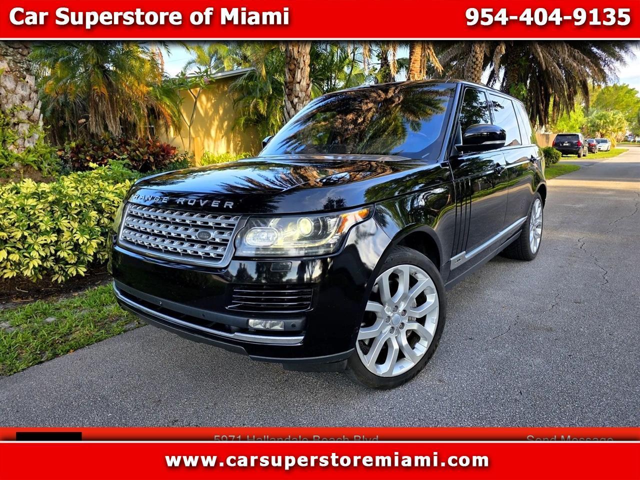 2016 Land Rover Range Rover Supercharged LWB Sport Utility 4D