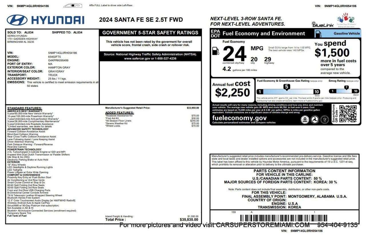 Hyundai Santa Fe  2024