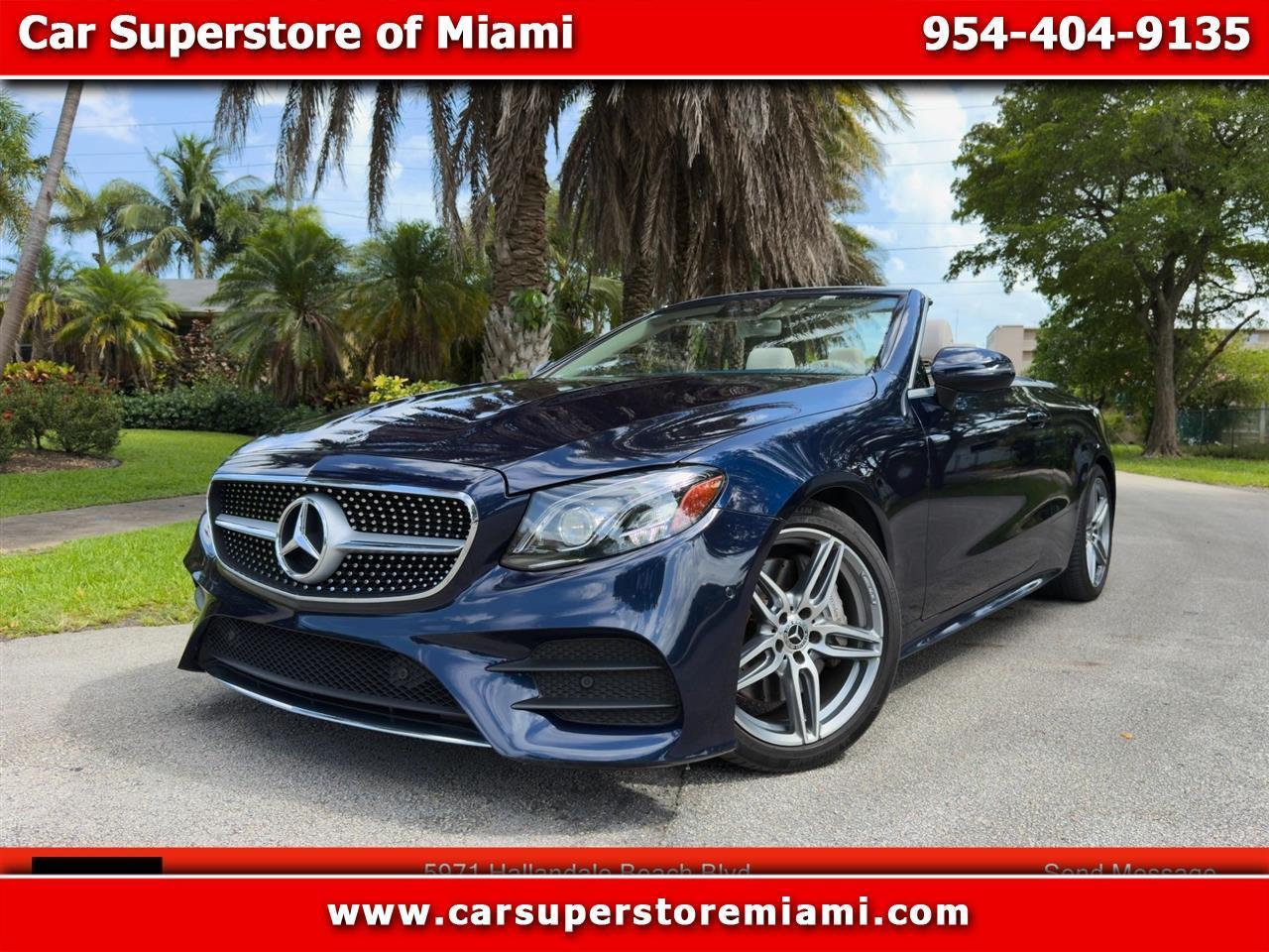 2018 Mercedes-Benz E-Class E 400 Cabriolet 2D