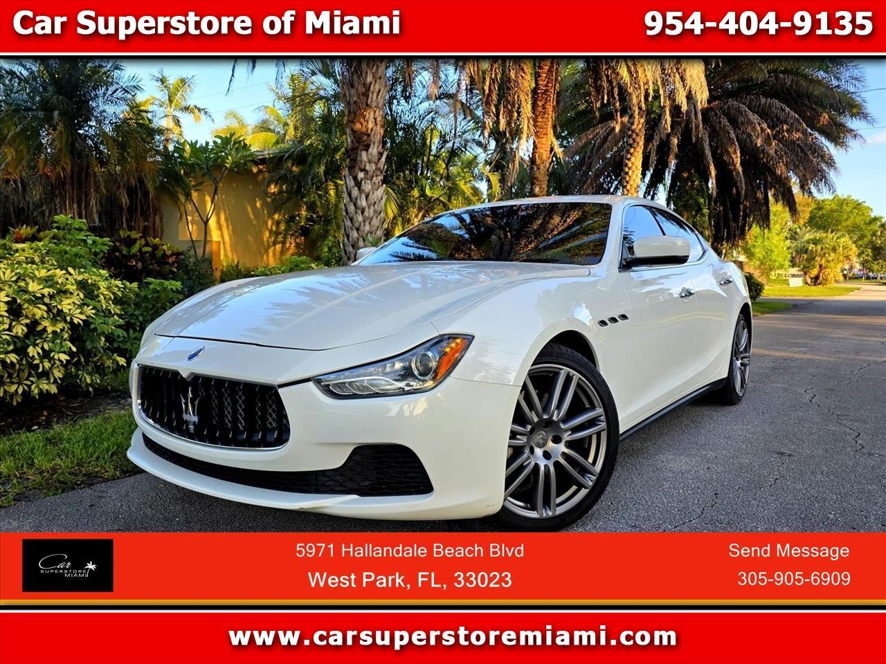 2016 Maserati Ghibli Sedan 4D