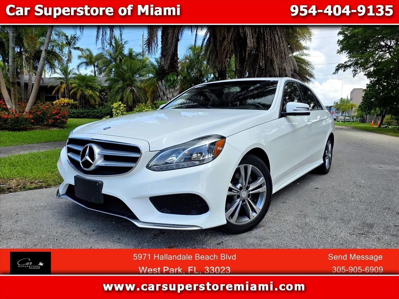 White 2016 Mercedes-Benz E-Class Sedan All-Wheel Drive 7-Speed Automatic