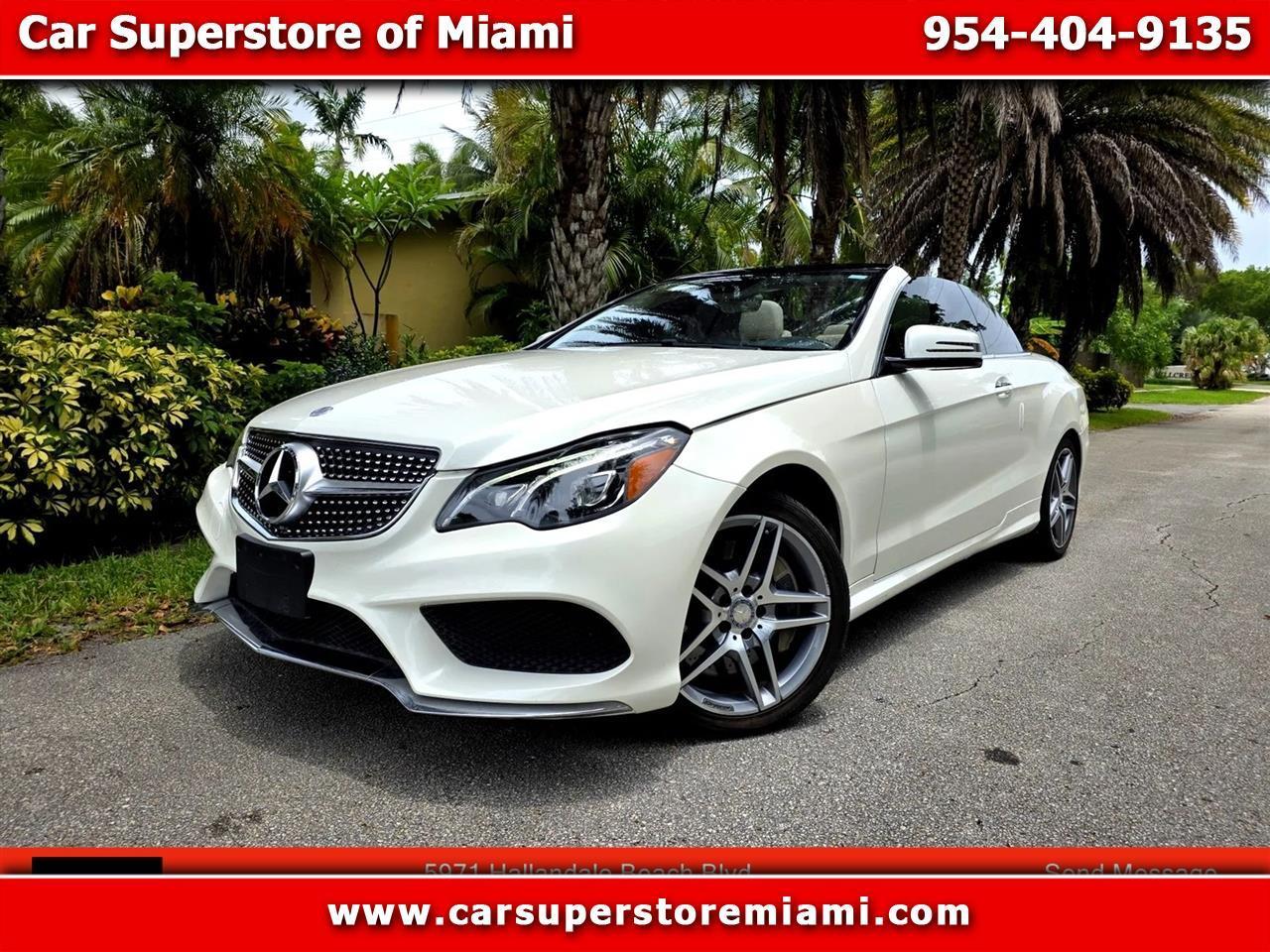 2014 Mercedes-Benz E-Class E 550 Cabriolet 2D