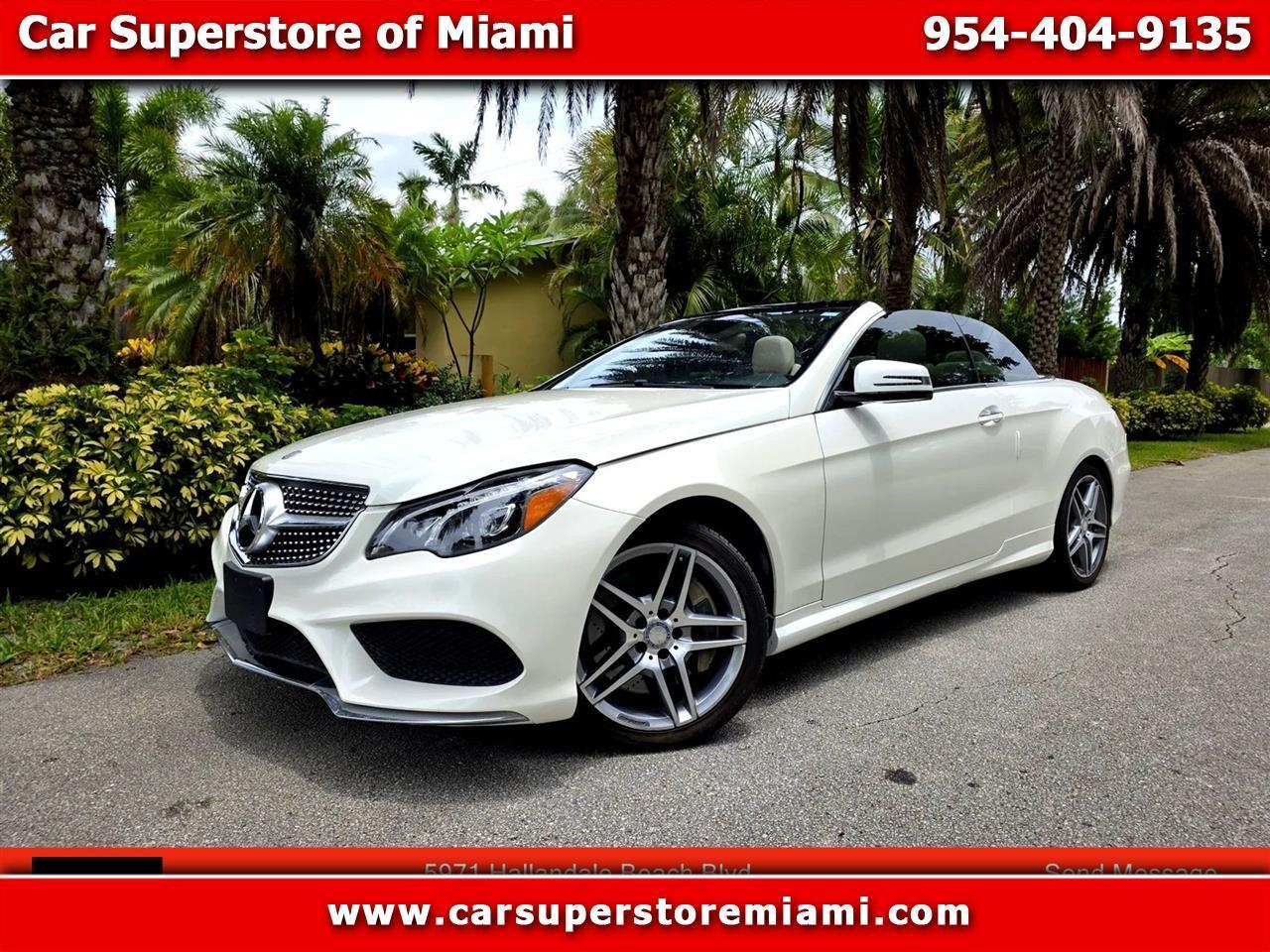 2014 Mercedes-Benz E-Class E 550 Cabriolet 2D