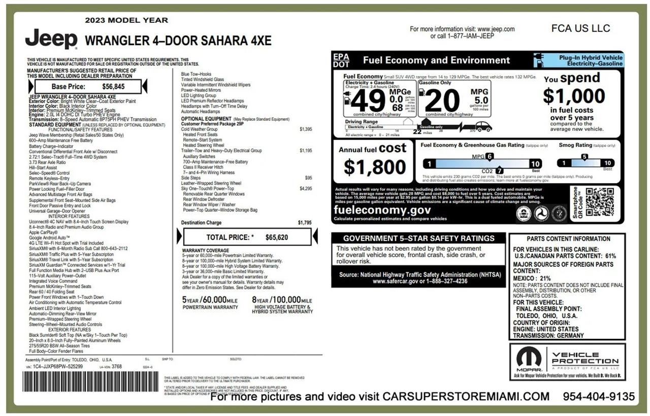 Jeep Wrangler 4xe  2023