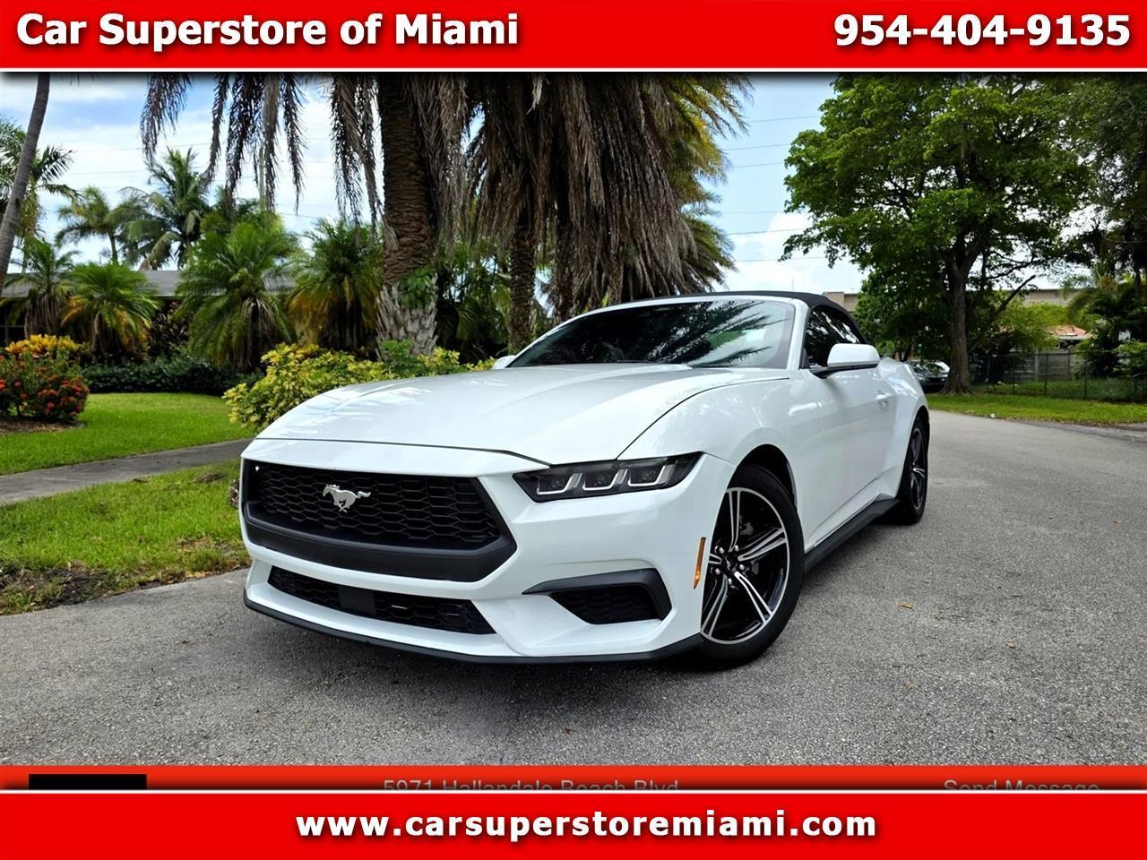 2024 Ford Mustang EcoBoost Convertible 2D