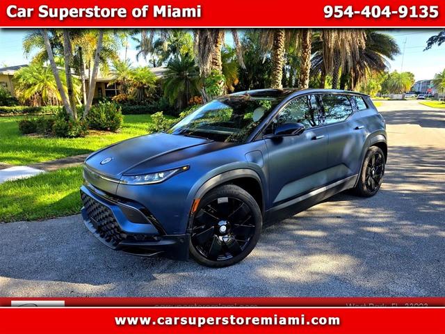 Blue 2023 Fisker Ocean SUV / Crossover All-Wheel Drive Automatic