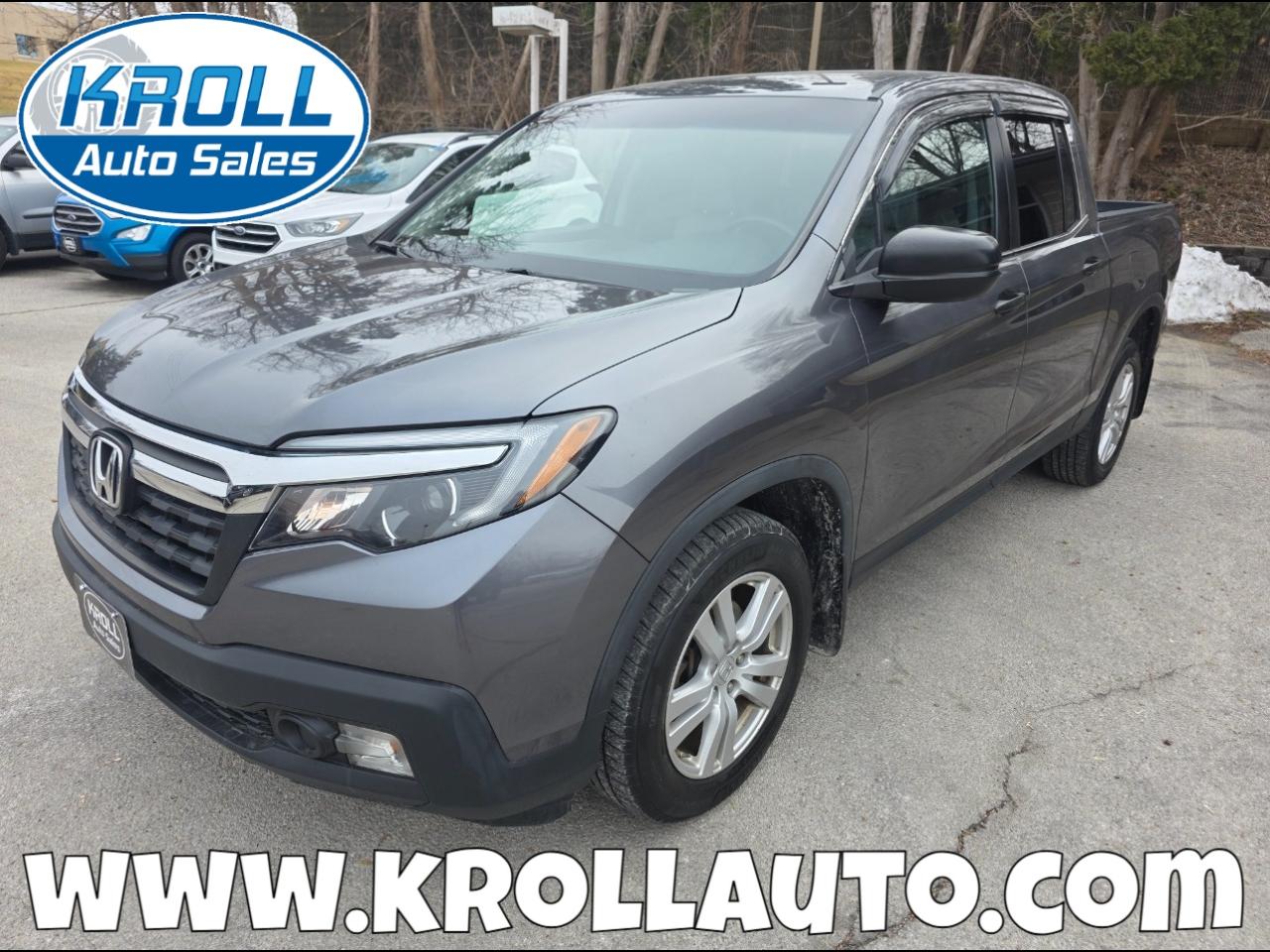 2017 Honda Ridgeline RT 4x4 Crew Cab 5.3' Bed