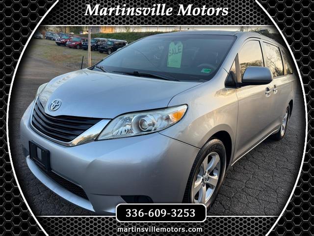 Silver 2012 Toyota Sienna Minivan Front-Wheel Drive Automatic