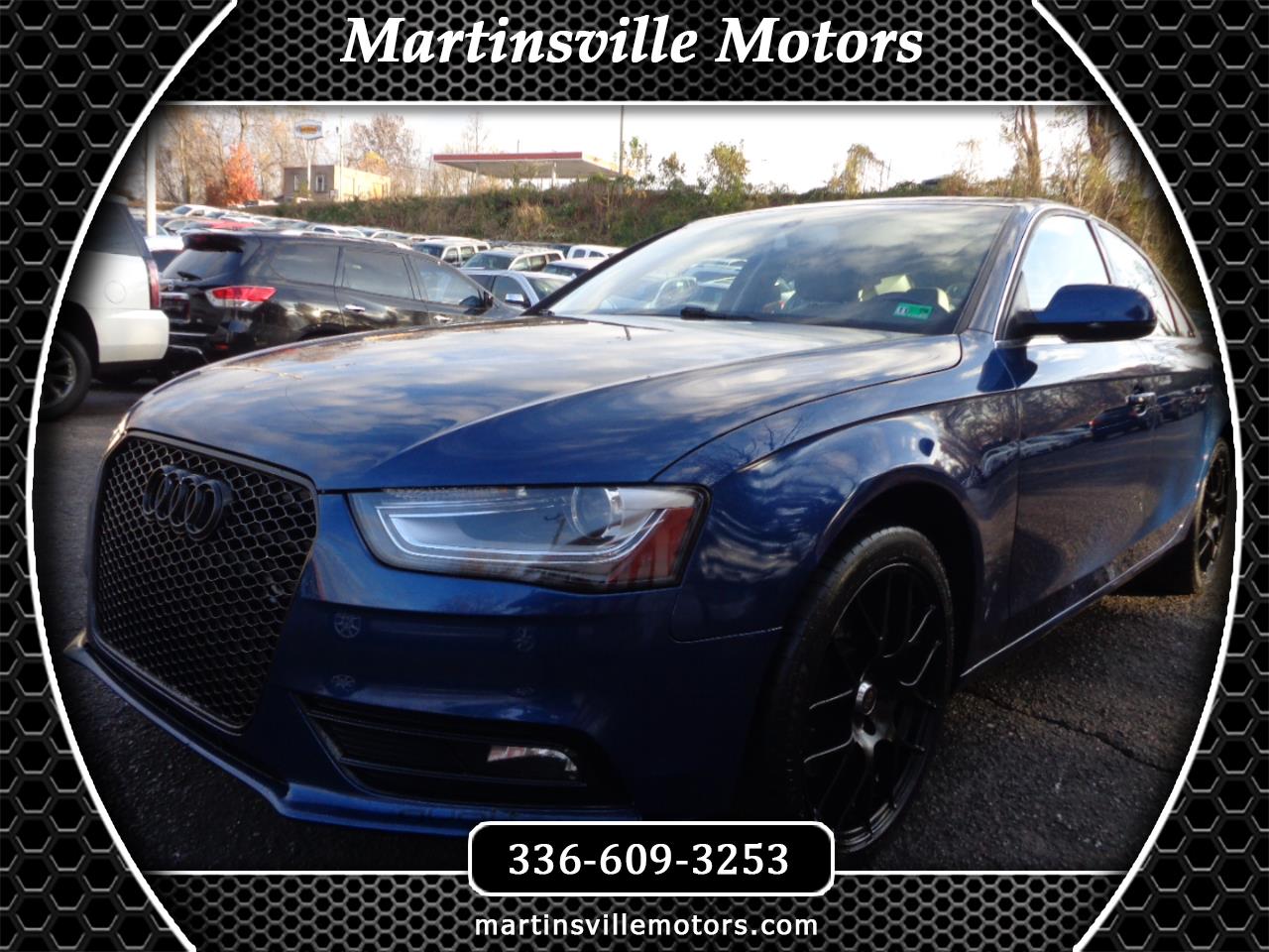 2013 Audi A4 2.0T Sedan quattro Tiptronic