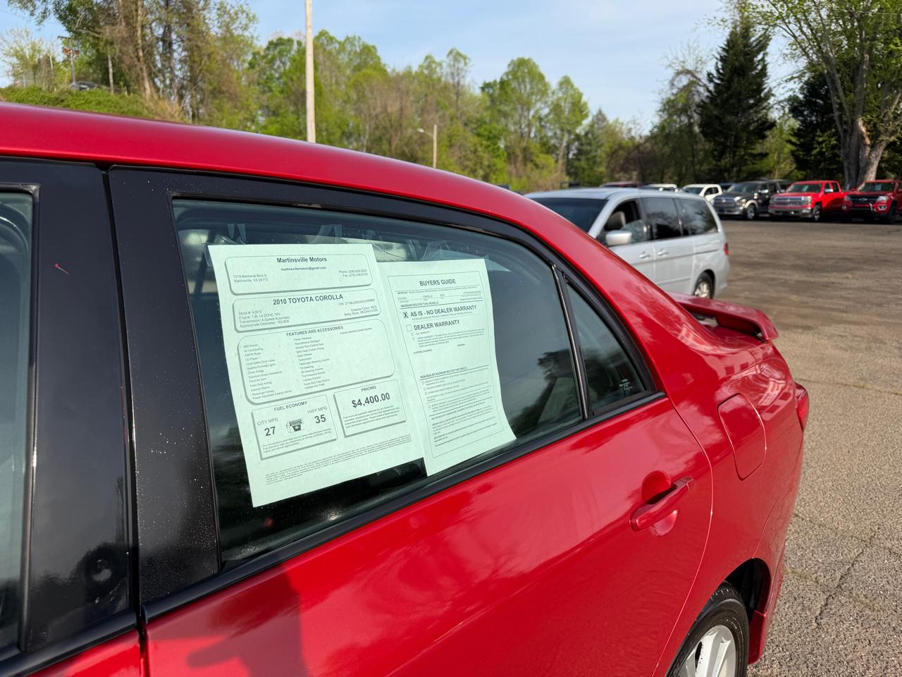 Toyota Corolla S 2010