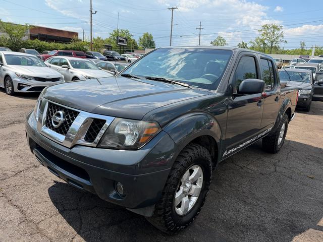 Gray 2012 Nissan Frontier SV V6 Crew Cab Pickup Truck 4X2 Automatic
