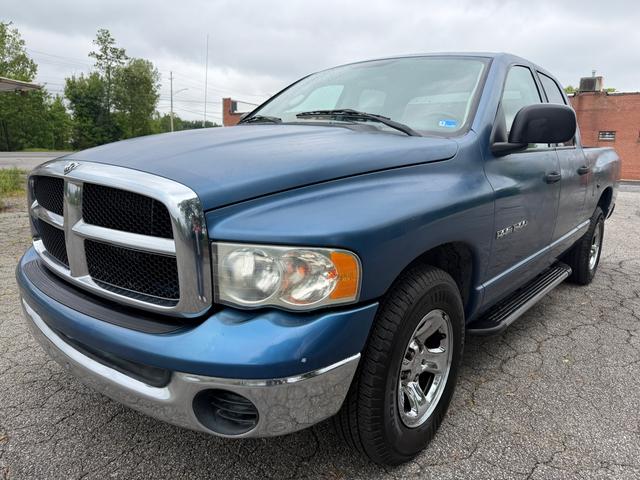 Blue 2003 Dodge RAM 1500 Laramie Quad Cab RWD Pickup Truck Rear-Wheel Drive Automatic