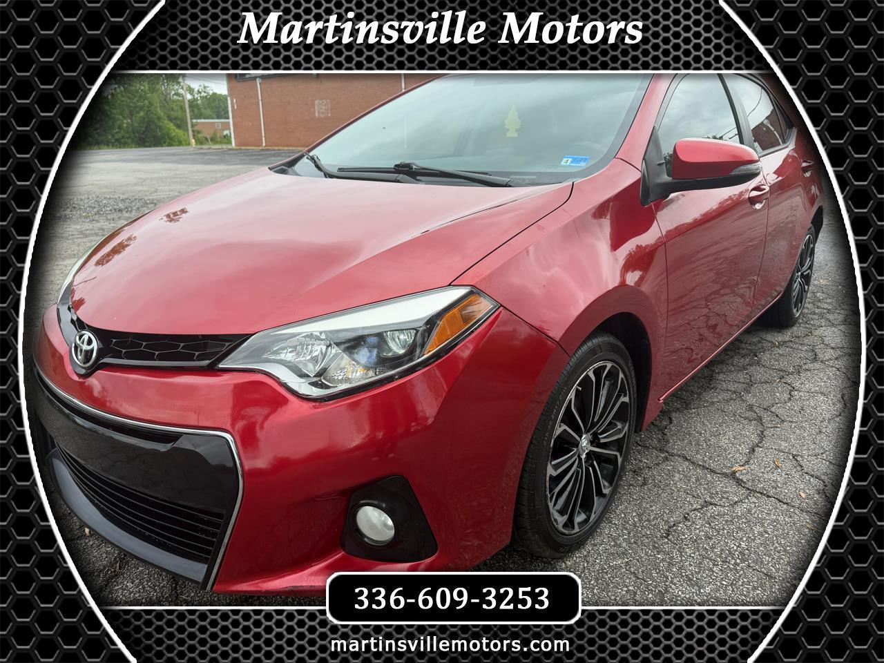 2014 Toyota Corolla S Premium
