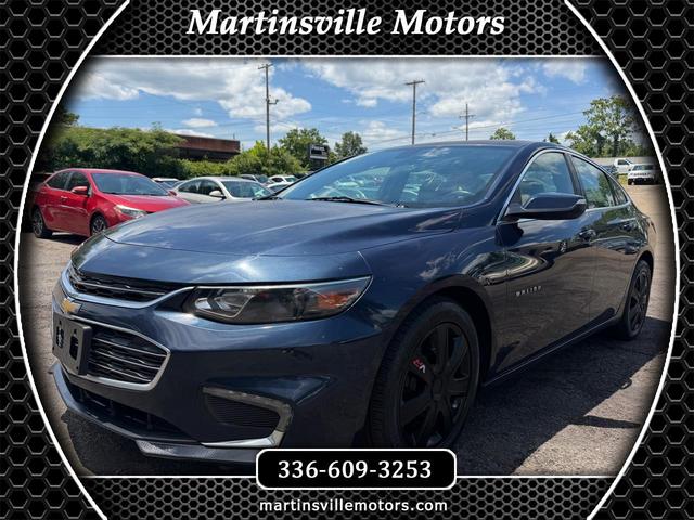 Blue 2016 Chevrolet Malibu Sedan Front-Wheel Drive Automatic