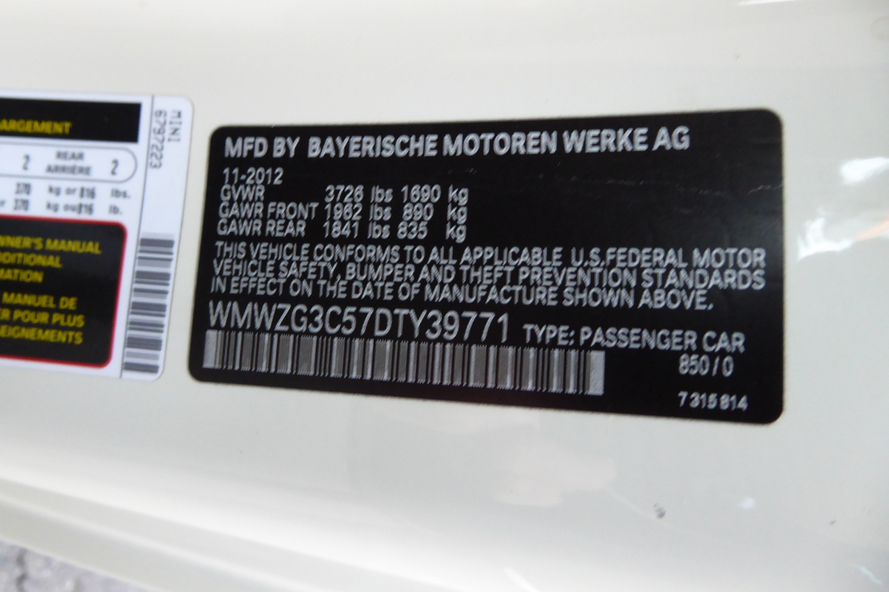 MINI Cooper Clubman 2dr Cpe S 2013 MINI Cooper Clubman 2dr Cpe S 2013