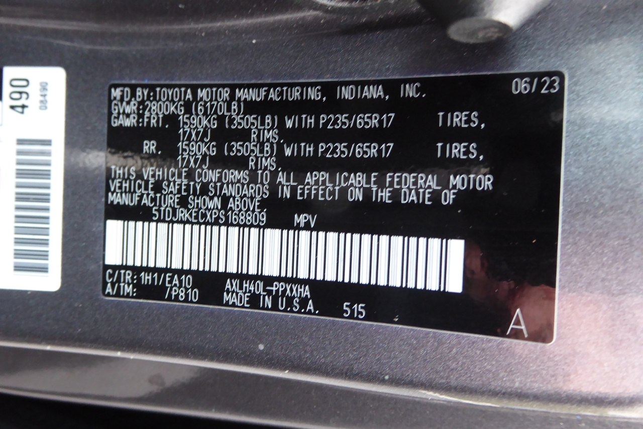 Toyota Sienna XLE FWD 8-Passenger (Natl) 2023