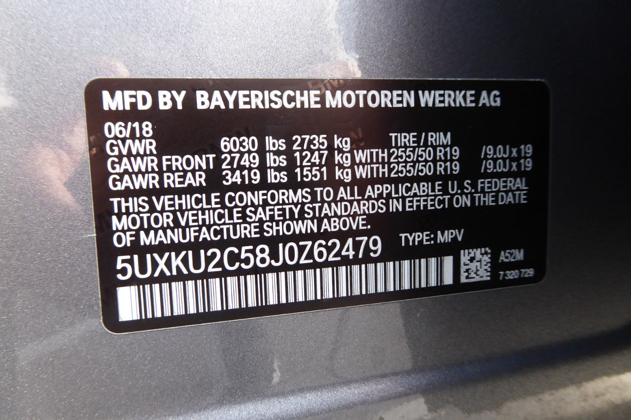 BMW X6 xDrive35i Sports Activity Coupe 2018