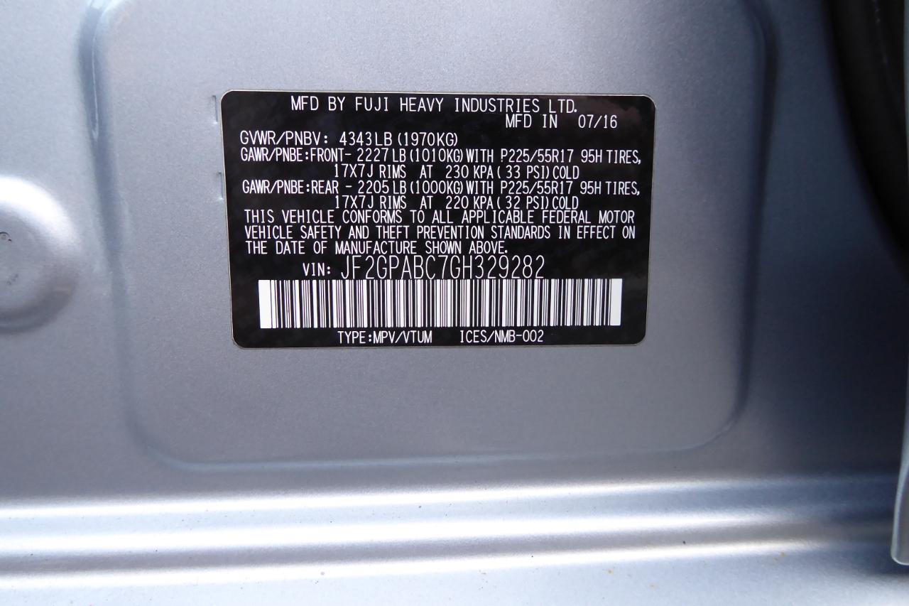 Subaru Crosstrek 5dr CVT 2.0i Premium 2016