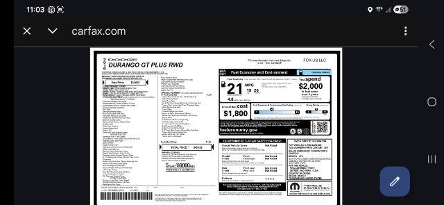 Dodge Durango GT 2WD 2019