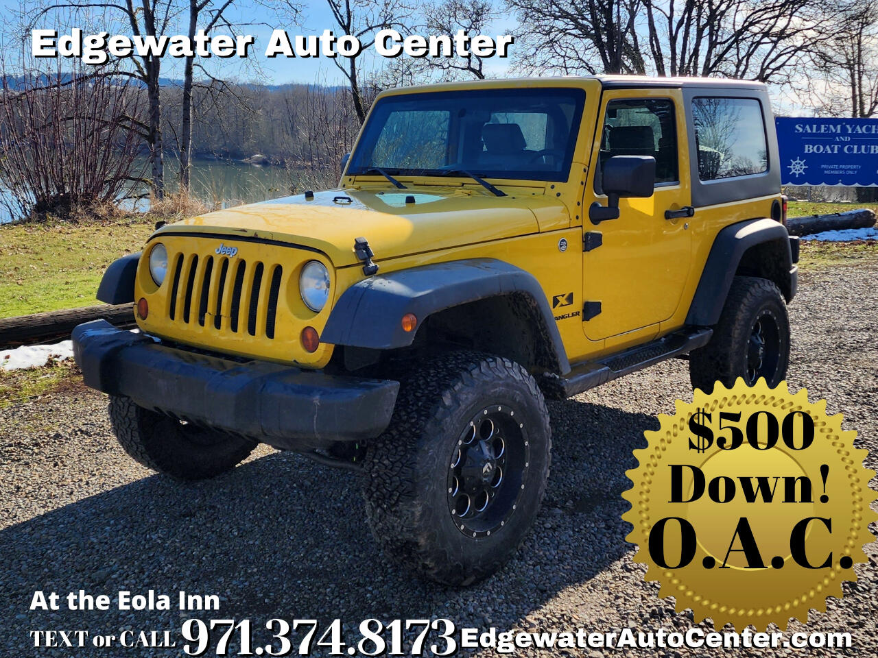 Used 2009 Jeep Wrangler X for Sale in Salem OR 97304 Edgewater Auto Center  LLC