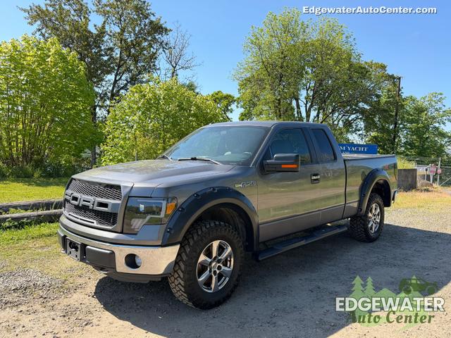 Gray 2012 Ford F-150 STX SuperCab 4WD Pickup Truck Four-Wheel Drive Automatic