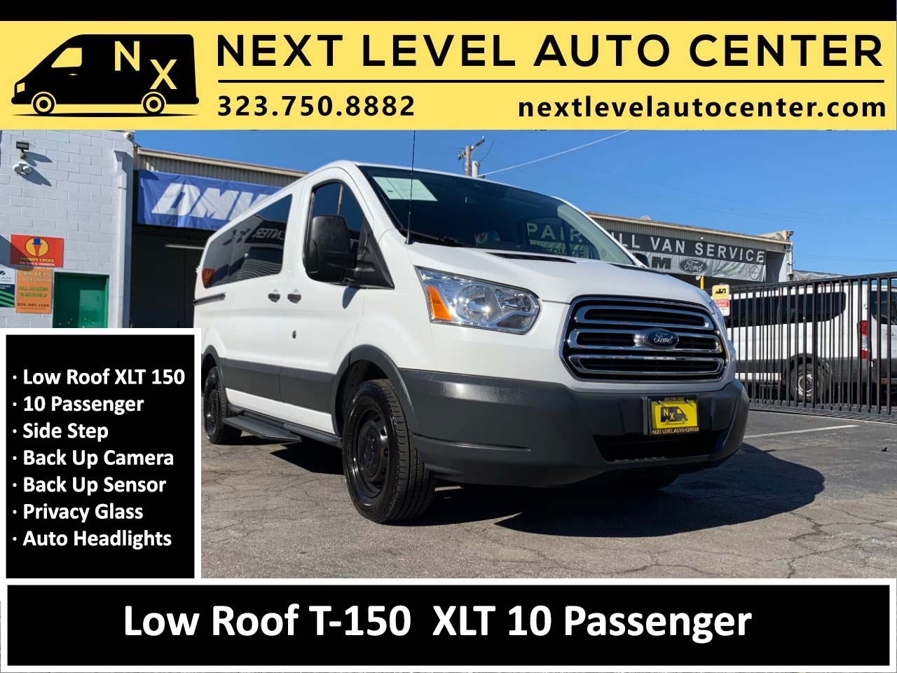 2018 Ford Transit Passenger Wagon T-150 130" Low Roof XLT Sliding RH Dr