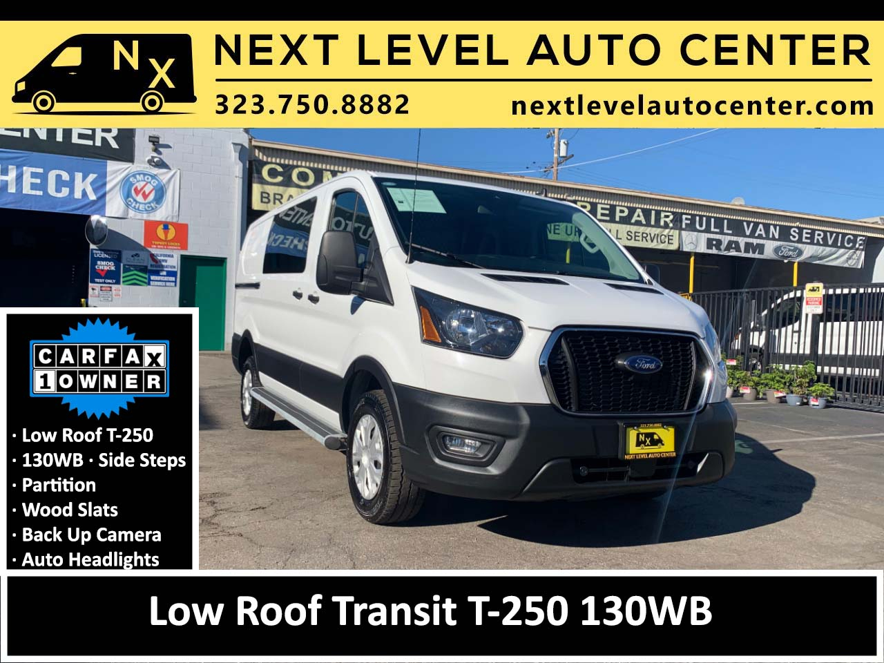 Ford Transit Cargo Van T-250 130" Low Rf 9070 GVWR RWD 2024