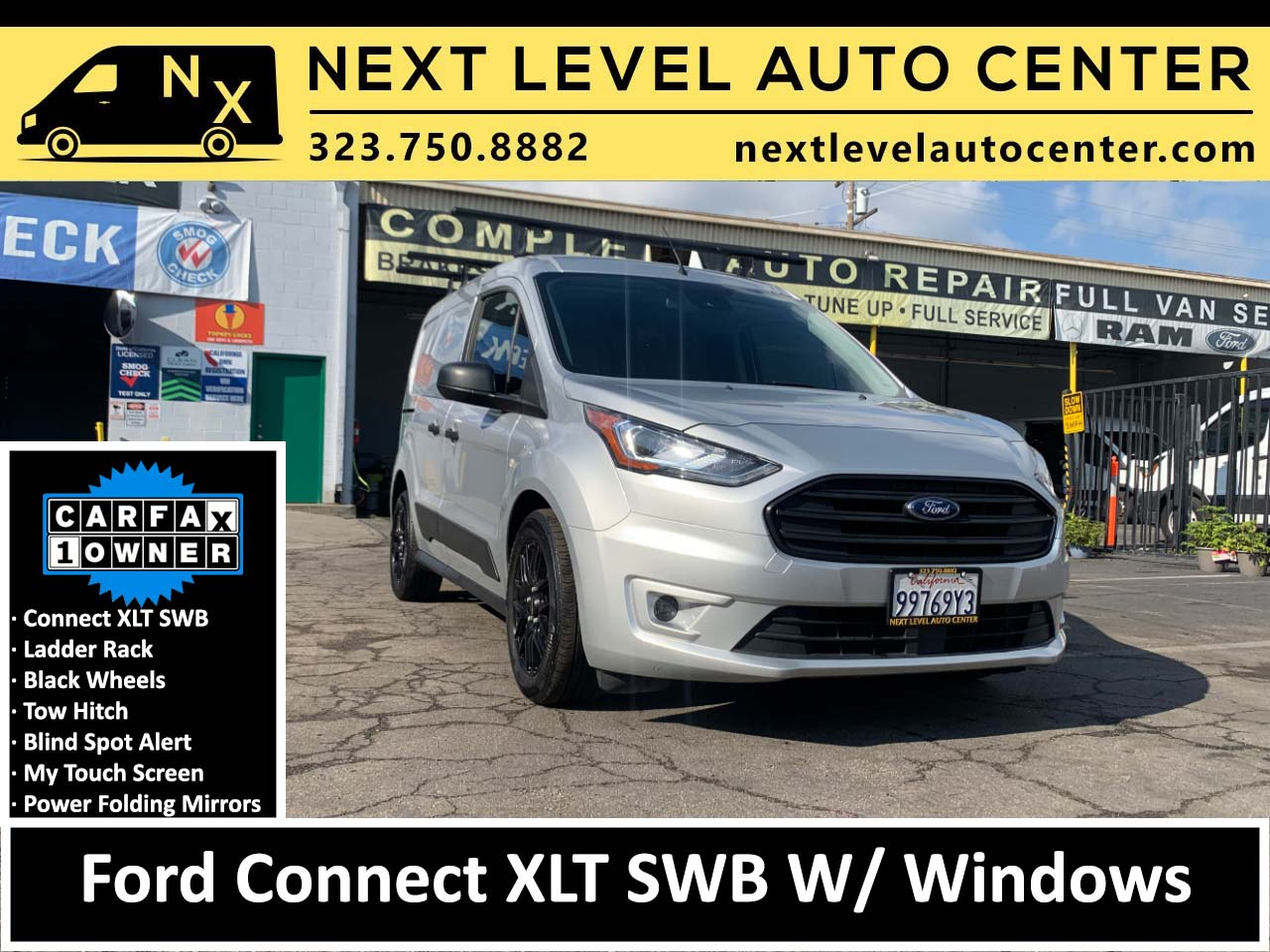 Ford Transit Connect Van XLT SWB w/Rear Symmetrical Doors 2021