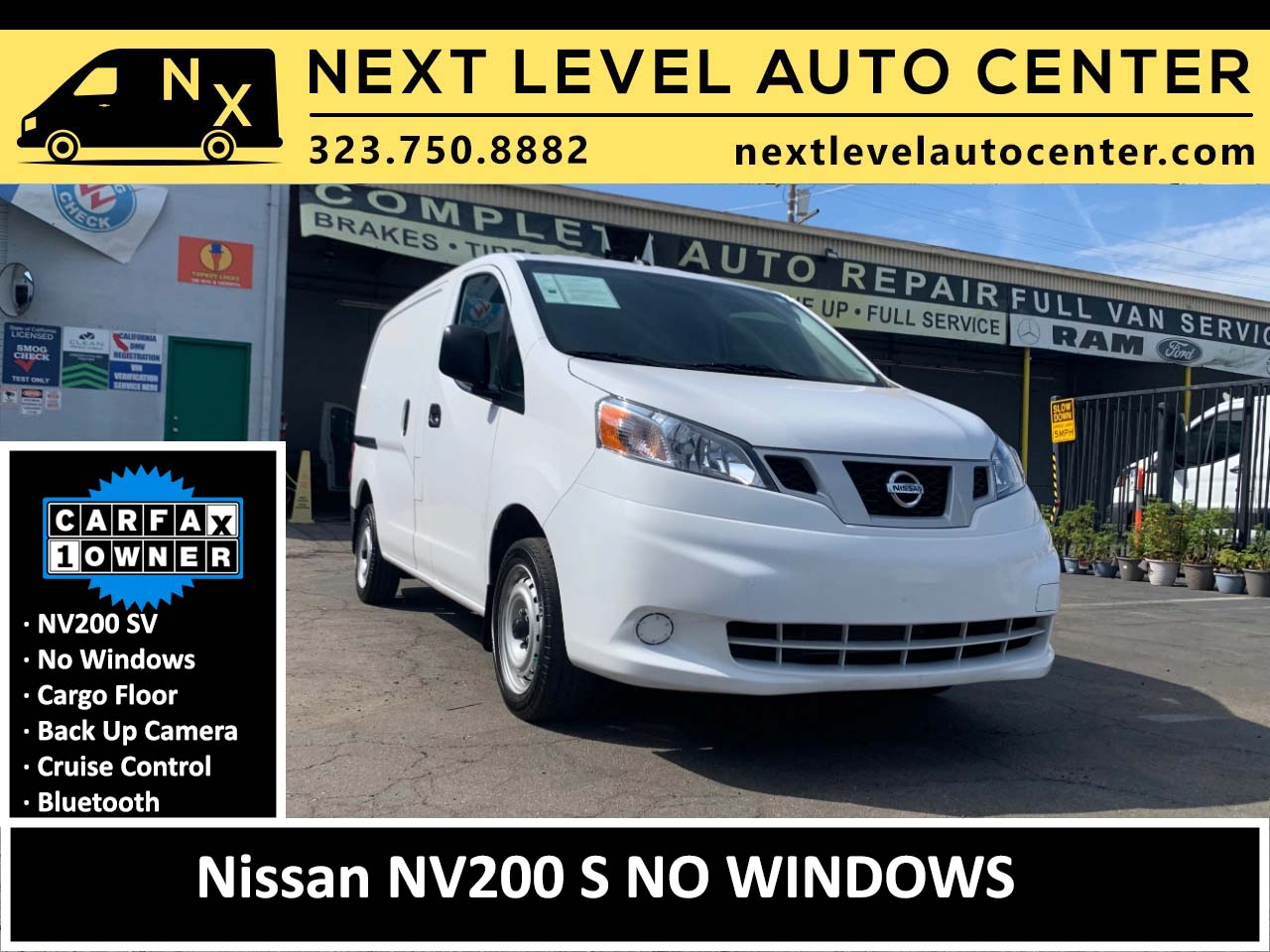 Nissan NV200 Compact Cargo I4 S 2020