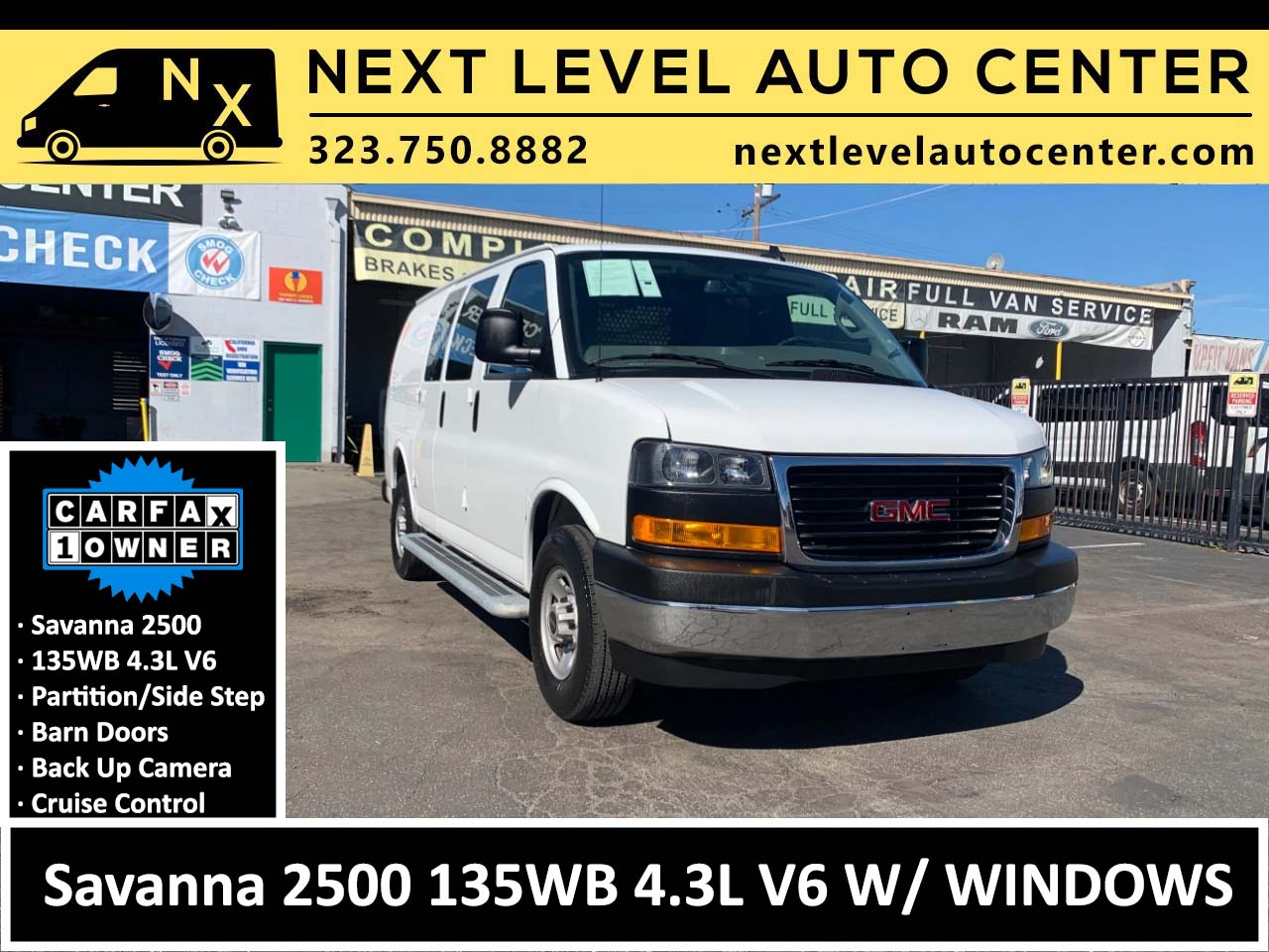 GMC Savana Cargo Van RWD 2500 135" 2024
