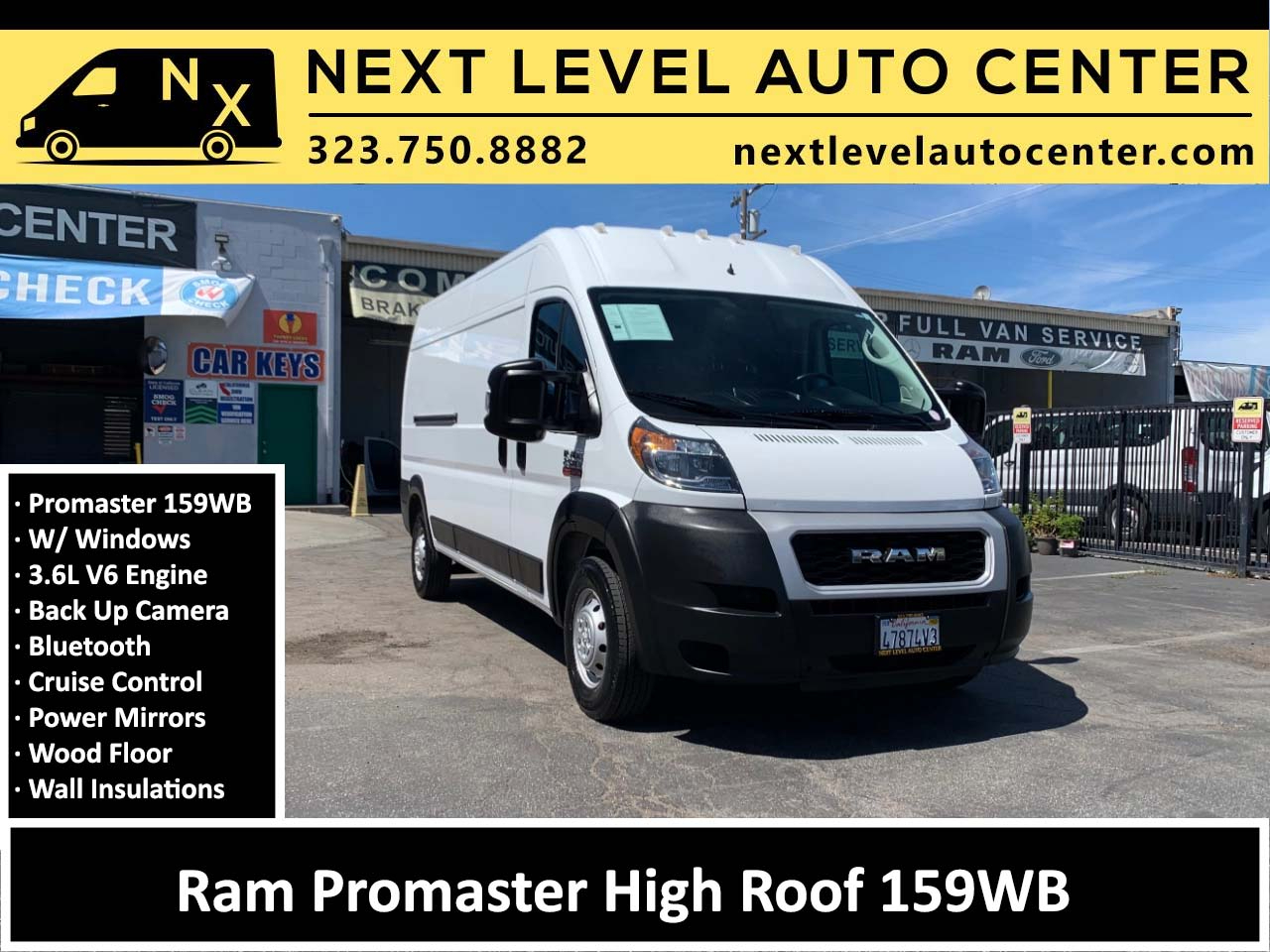 2021 RAM ProMaster Cargo Van 2500 High Roof 159" WB