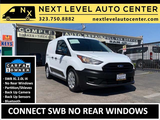 White 2021 Ford Transit Connect Cargo XL FWD with Rear Cargo Doors Van Front-Wheel Drive Automatic