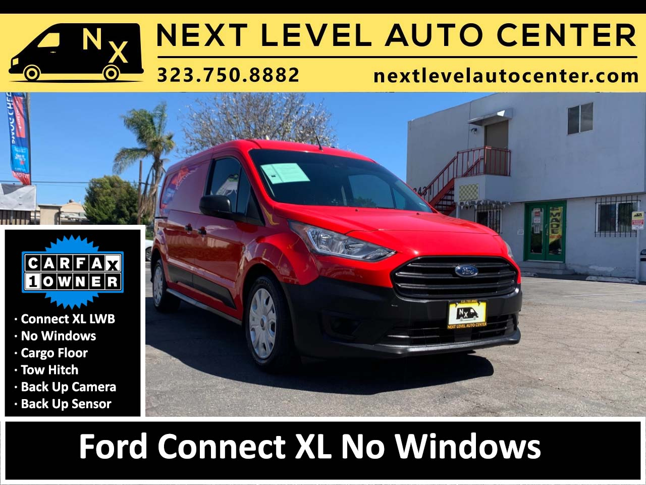 2019 Ford Transit Connect Van XL LWB w/Rear Symmetrical Doors