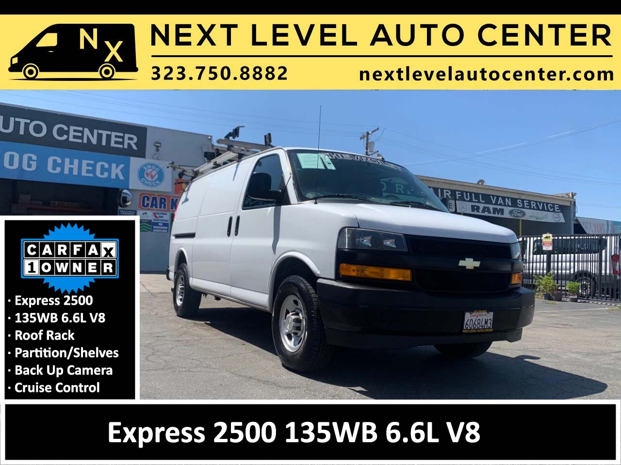 Chevrolet Express Cargo Van RWD 2500 135" 2022
