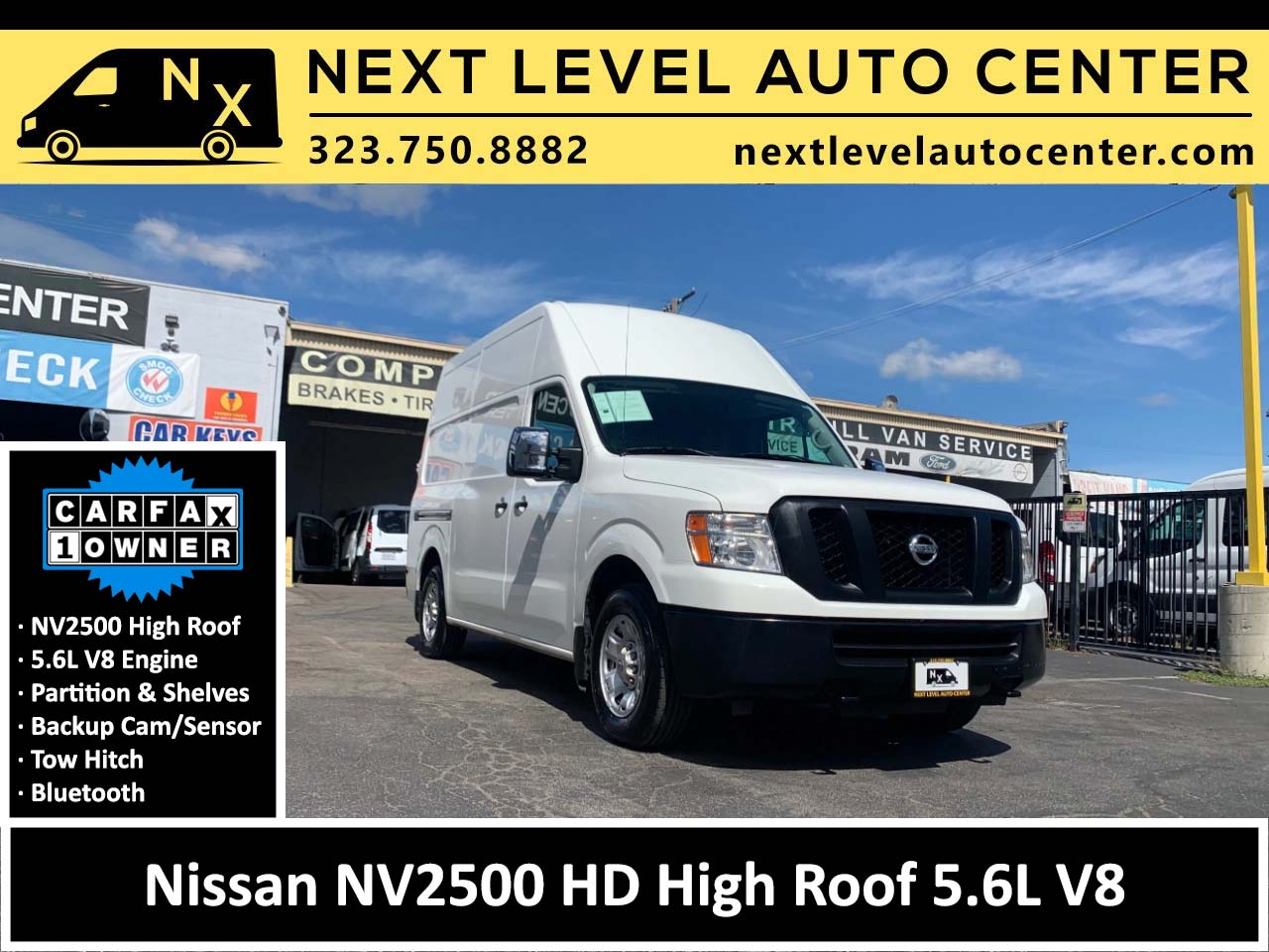 2019 Nissan NV Cargo NV2500 HD High Roof V8 SV