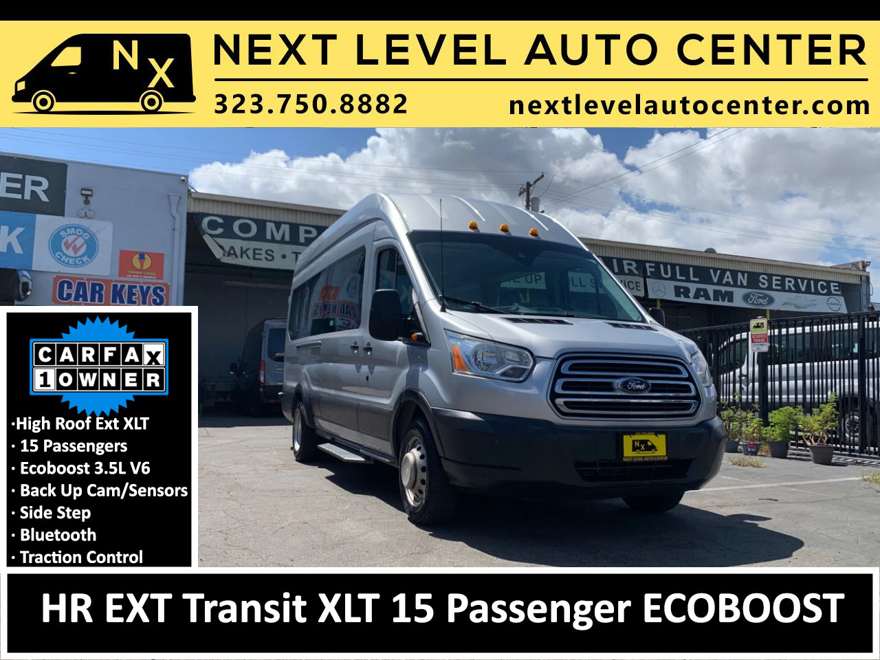 2017 Ford Transit 350 XLT Wagon High Roof Pass Slide 148EL's photo