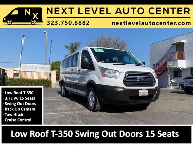 White 2019 Ford Transit Passenger Van Rear-Wheel Drive Automatic