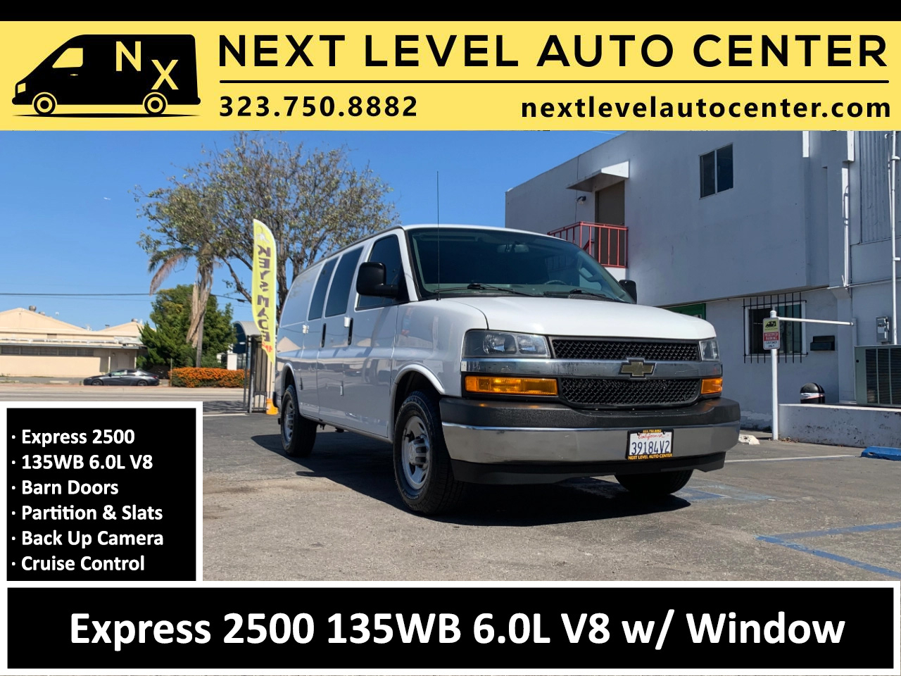 2018 Chevrolet Express Cargo Van RWD 2500 135"