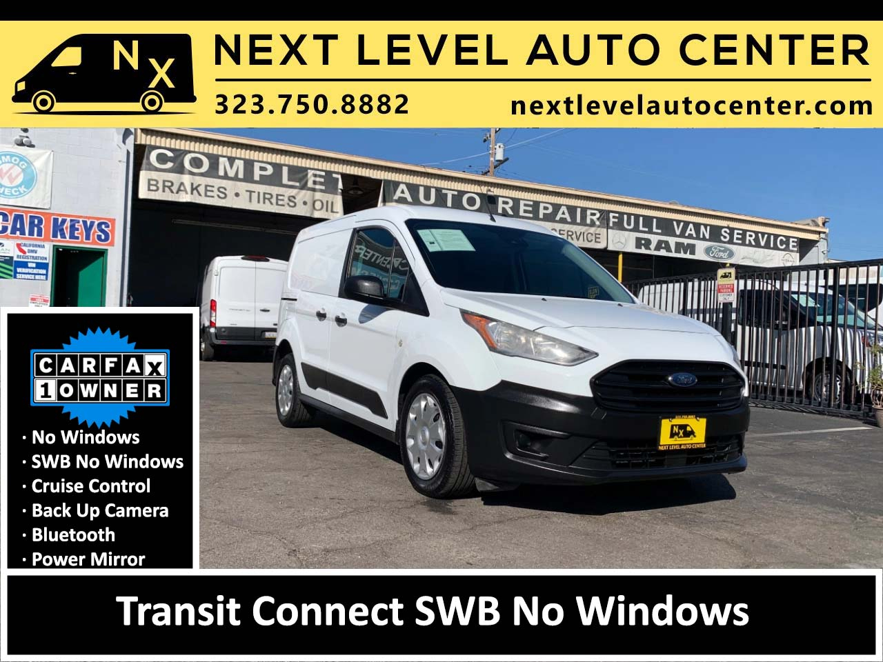 2019 Ford Transit Connect Van XL SWB w/Rear Symmetrical Doors