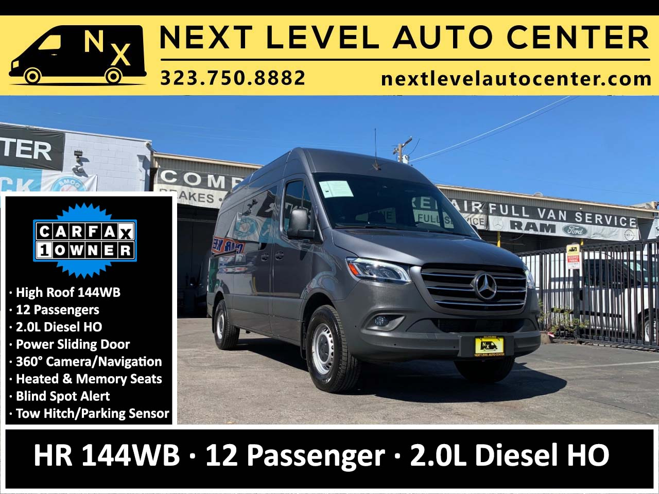 2024 Mercedes-Benz Sprinter Passenger Van 2500 Standard Roof I4 Diesel HO 144" RWD