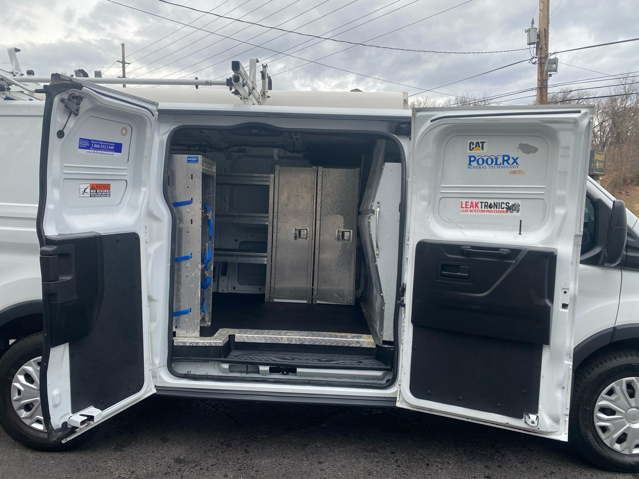 Ford Transit Cargo Van T-150 130" Low Rf 8600 GVWR Swing-Out RH Dr 2016