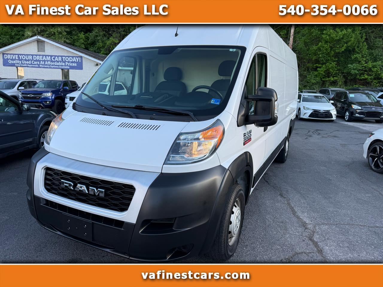 RAM ProMaster Cargo Van 3500 High Roof 159" WB EXT 2019
