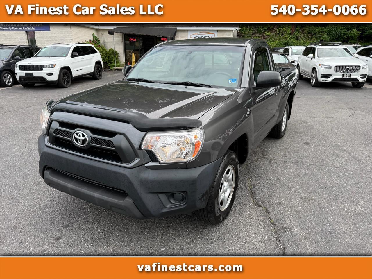 Toyota Tacoma 2WD Reg Cab I4 MT (Natl) 2012