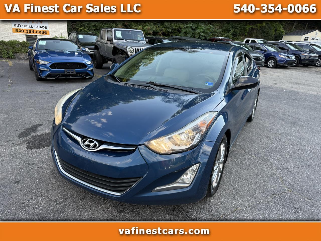 Hyundai Elantra 4dr Sdn Auto SE (Ulsan Plant) 2016