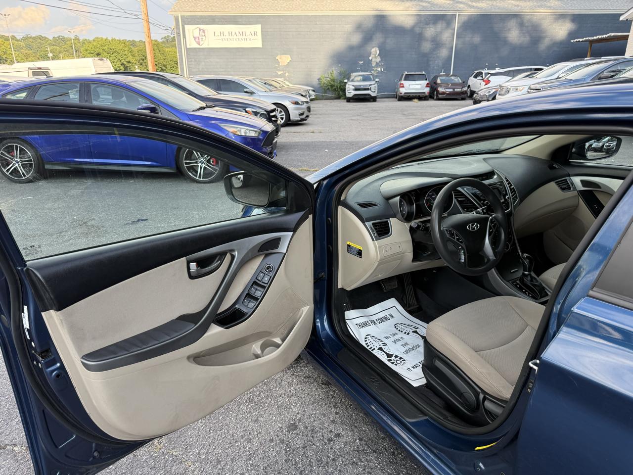 Hyundai Elantra 4dr Sdn Auto SE (Ulsan Plant) 2016