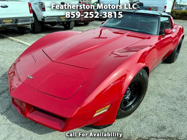 Red 1982 Chevrolet Corvette Coupe RWD Coupe Rear-Wheel Drive Automatic