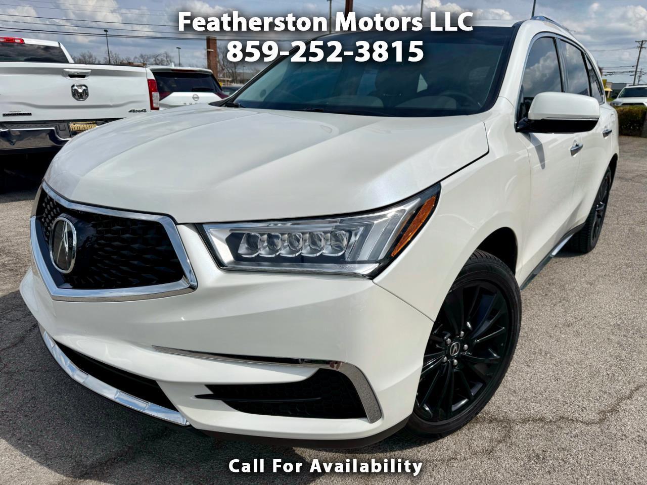 2018 Acura MDX SH-AWD 9-Spd AT w/Tech and Entertainment Package